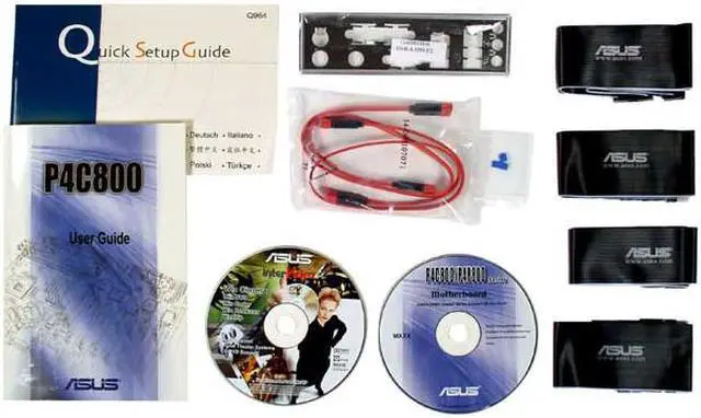 Alt view image 3 of 4 - ASUS P4C800 DELUXE-UAY Socket 478 Intel 875P ATX Intel Motherboard