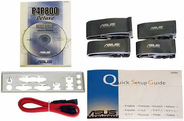 Alt view image 3 of 4 - ASUS P4P800 Deluxe Socket 478 Intel 865PE ATX Intel Motherboard
