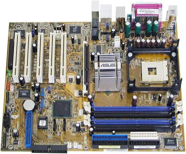 Alt view image 2 of 4 - ASUS P4P800 Deluxe Socket 478 Intel 865PE ATX Intel Motherboard