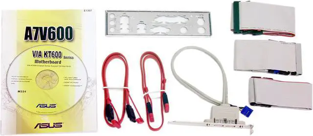 Alt view image 3 of 4 - ASUS A7V600 462(A) VIA KT600 ATX AMD Motherboard