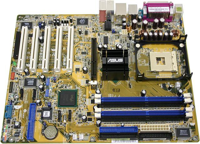 Alt view image 2 of 6 - ASUS P4P800-E DELUXE Socket 478 Intel 865PE ATX Intel Motherboard
