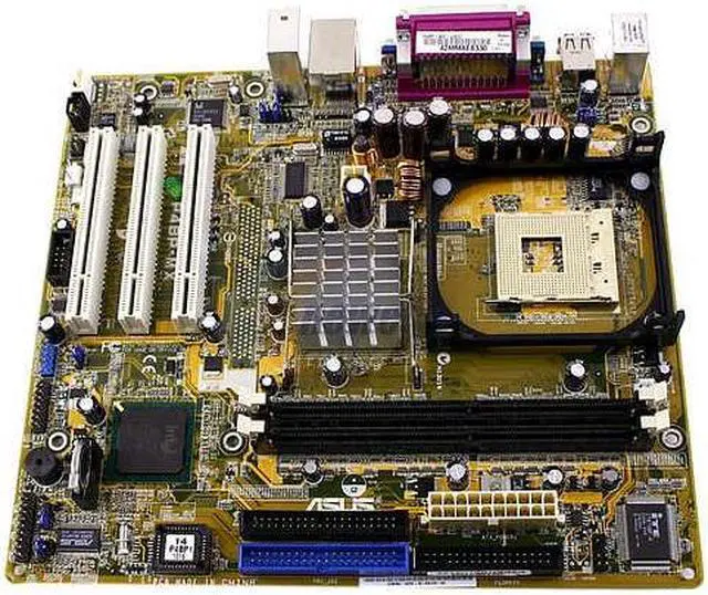 Alt view image 2 of 4 - P4BP-MX Socket 478 Intel 845GV Micro ATX Intel Motherboard