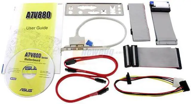 Alt view image 3 of 4 - ASUS A7V880 462(A) VIA KT880 ATX AMD Motherboard