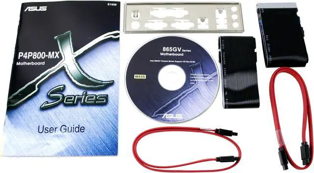 Alt view image 3 of 4 - ASUS P4P800-MX Socket 478 Intel 865GV Micro ATX Intel Motherboard