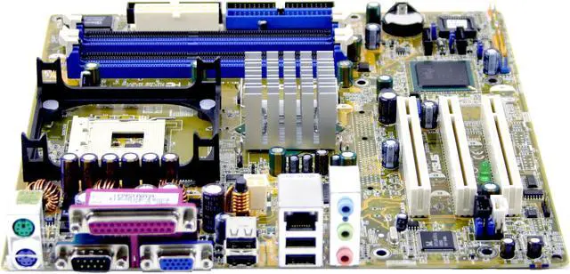 Main image of ASUS P4P800-MX Socket 478 Intel 865GV Micro ATX Intel Motherboard