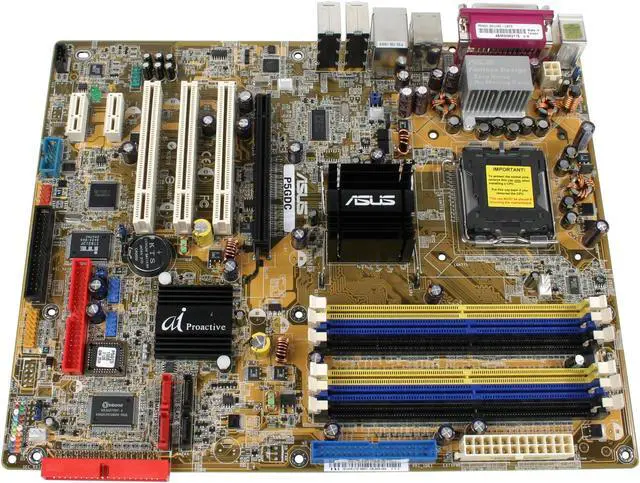 Alt view image 2 of 5 - ASUS P5GDC Deluxe LGA 775 Intel 915P ATX Intel Motherboard