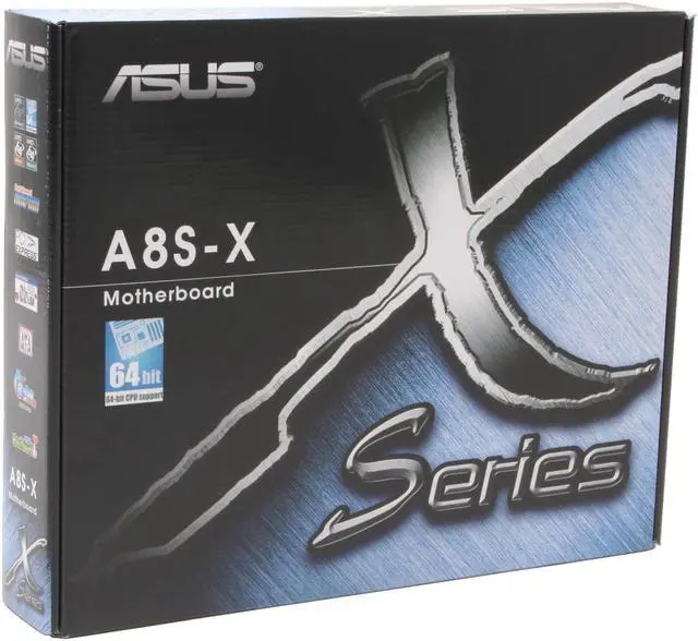 Alt view image 5 of 5 - ASUS A8S-X 939 SiS 756 ATX AMD Motherboard