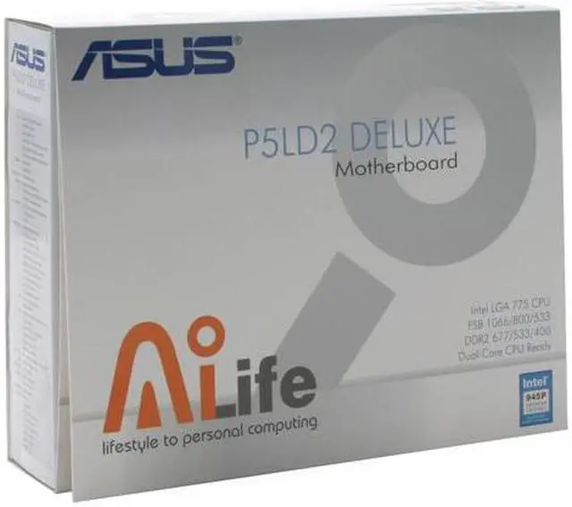 Alt view image 5 of 5 - ASUS P5LD2 Deluxe LGA 775 Intel 945P ATX Intel Motherboard