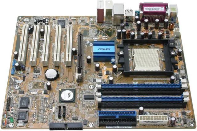 Alt view image 2 of 4 - ASUS A8V 939 VIA K8T800 Pro ATX AMD Motherboard