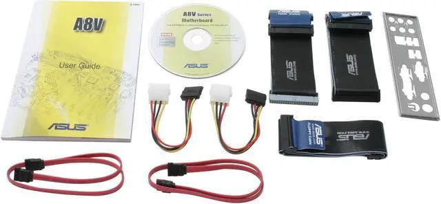 Alt view image 3 of 4 - ASUS A8V 939 VIA K8T800 Pro ATX AMD Motherboard
