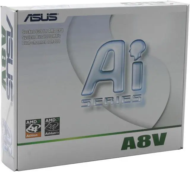 Alt view image 4 of 4 - ASUS A8V 939 VIA K8T800 Pro ATX AMD Motherboard