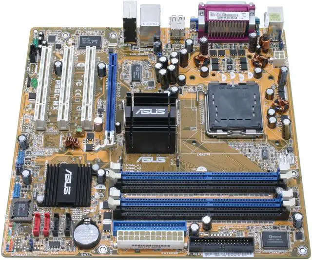 Alt view image 2 of 4 - ASUS P5GL-MX LGA 775 Intel 915GL Micro ATX Intel Motherboard