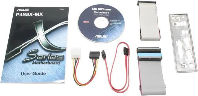 Alt view image 3 of 4 - ASUS P4S8X-MX Socket 478 SiS 661GX Micro ATX Intel Motherboard