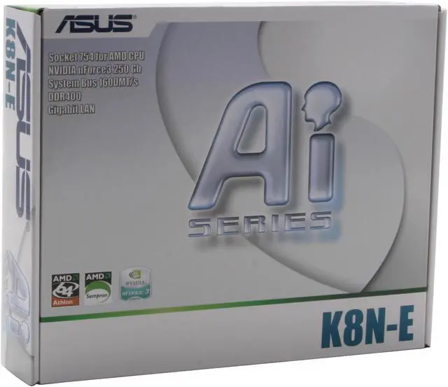 Alt view image 4 of 4 - ASUS K8N-E 754 NVIDIA nForce3 250Gb ATX AMD Motherboard