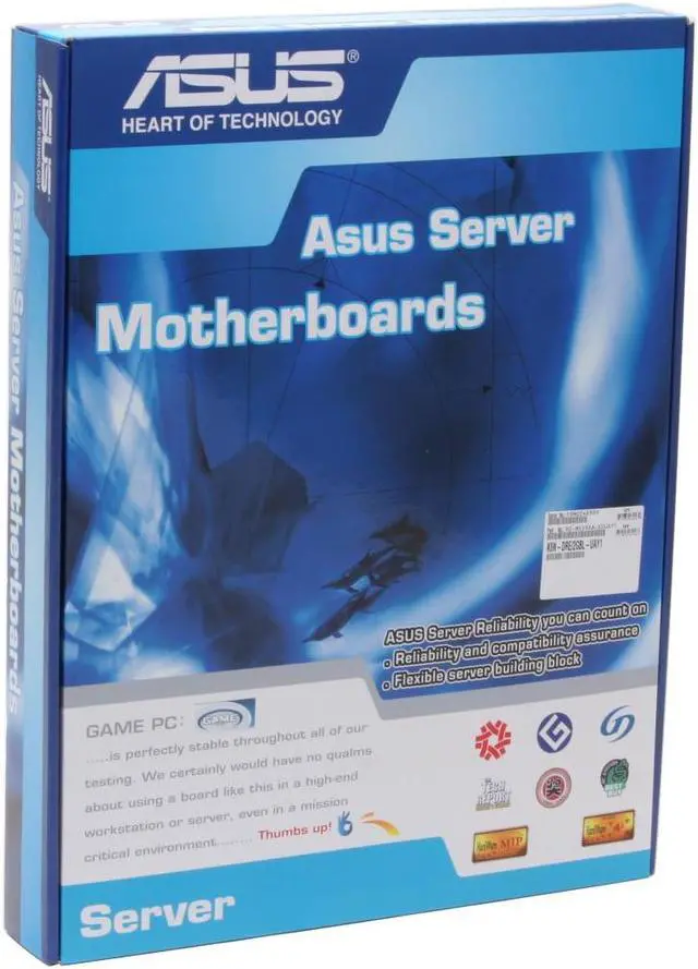 Alt view image 5 of 5 - ASUS K8N-DRE Extended ATX Server Motherboard Dual 940 NVIDIA nForce 2200 Professional