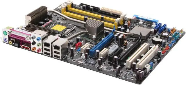 Alt view image 2 of 6 - ASUS P5N32-SLI Deluxe LGA 775 NVIDIA nForce4 SLI Intel Edition ATX Intel Motherboard