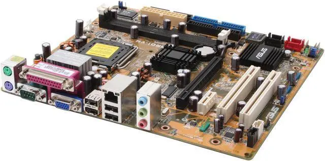 Alt view image 2 of 5 - ASUS P5RD1-VM LGA 775 ATI Radeon Xpress 200 Micro ATX Intel Motherboard