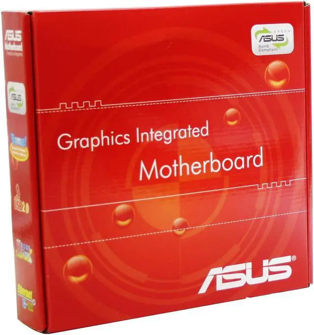 Alt view image 5 of 5 - ASUS P5RD1-VM LGA 775 ATI Radeon Xpress 200 Micro ATX Intel Motherboard