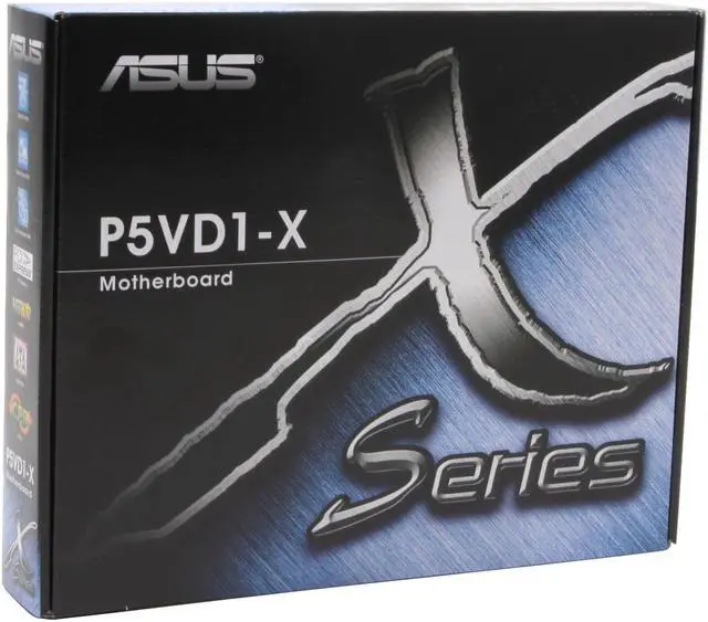 Alt view image 5 of 5 - ASUS P5VD1-X LGA 775 VIA PT880 Ultra ATX Intel Motherboard