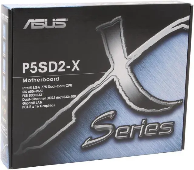 Alt view image 5 of 5 - ASUS P5SD2-X LGA 775 SiS 656 ATX Intel Motherboard