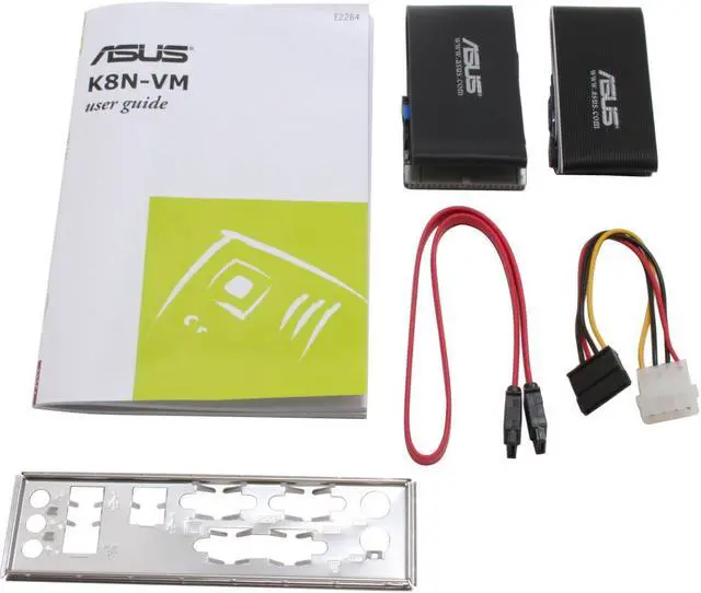 Alt view image 6 of 7 - ASUS K8N-VM 754 NVIDIA GeForce 6100 Micro ATX AMD Motherboard