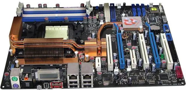 Main image of ASUS CROSSHAIR AM2 NVIDIA nForce 590 SLI MCP ATX AMD Motherboard