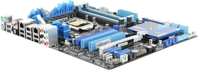 Main image of ASUS P7P55D Premium LGA 1156 Intel P55 ATX Intel Motherboard w/ SATA 6 Gb/s