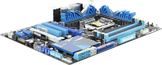Alt view image 3 of 11 - ASUS P7P55D Premium LGA 1156 Intel P55 ATX Intel Motherboard w/ SATA 6 Gb/s