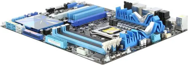 Alt view image 5 of 11 - ASUS P7P55D Premium LGA 1156 Intel P55 ATX Intel Motherboard w/ SATA 6 Gb/s