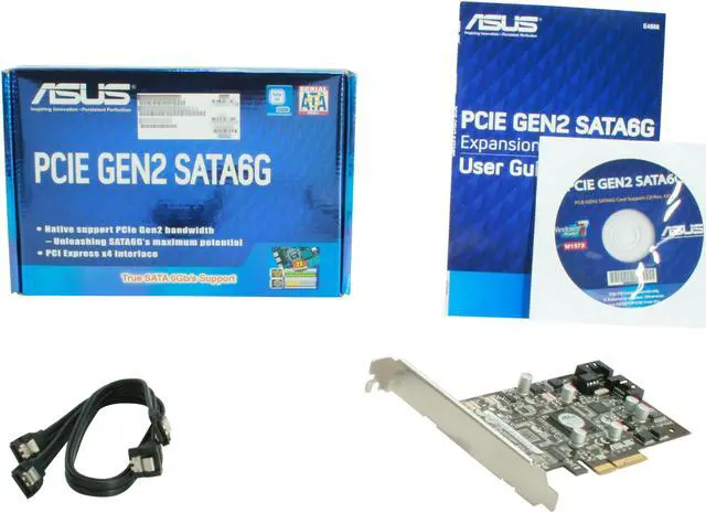 Alt view image 6 of 6 - ASUS Model PCIE GEN2 SATA6G Expansion Card