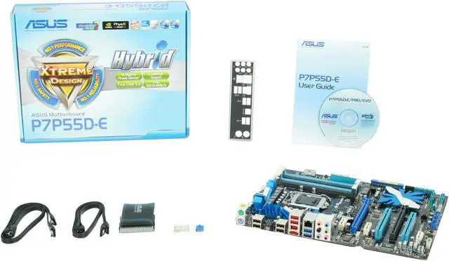 Alt view image 5 of 5 - ASUS P7P55D-E LGA 1156 Intel P55 USB 3.0 ATX Intel Motherboard