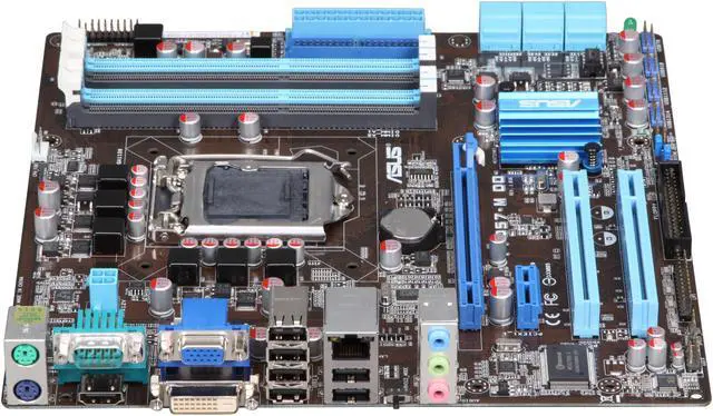 Alt view image 2 of 5 - ASUS P7Q57-M DO/CSM LGA 1156 Intel Q57 HDMI Micro ATX Intel Motherboard