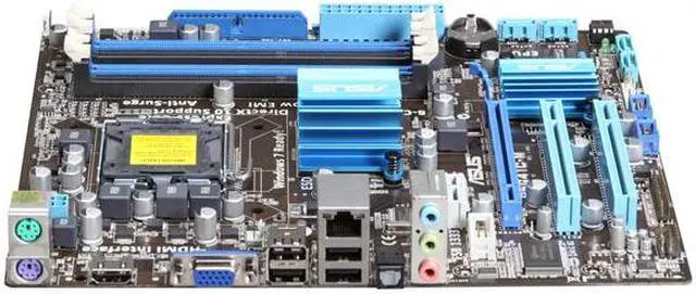 Alt view image 2 of 5 - ASUS P5G41C-M LGA 775 Intel G41 HDMI Micro ATX Intel Motherboard