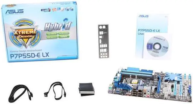 Alt view image 5 of 5 - ASUS P7P55D-E LX LGA 1156 Intel P55 USB 3.0 ATX Intel Motherboard
