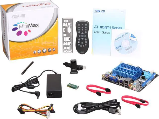 Alt view image 5 of 5 - ASUS AT3IONT-I Deluxe Intel Atom 330 NVIDIA ION Mini ITX Motherboard / CPU Combo