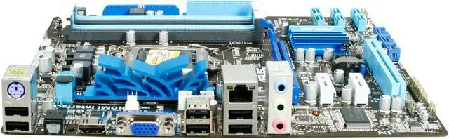 Alt view image 2 of 5 - ASUS P7H55-M/CSM LGA 1156 Intel H55 HDMI Micro ATX Intel Motherboard