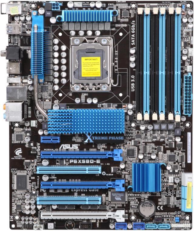 ASUS P6X58D-E LGA 1366 Intel X58 SATA 6Gb/s USB 3.0 ATX Intel