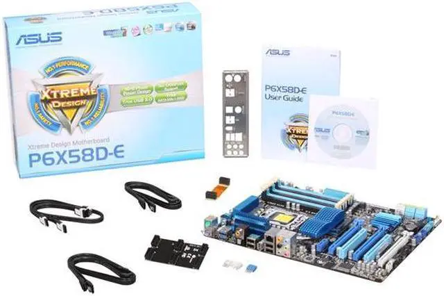 Alt view image 5 of 5 - ASUS P6X58D-E LGA 1366 Intel X58 USB 3.0 ATX Intel Motherboard