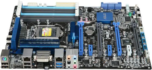 Alt view image 2 of 5 - ASUS P7F7-E WS SuperComputer LGA 1156 Intel 3450 w/ NVIDIA NF200 USB 3.0 ATX Intel Motherboard