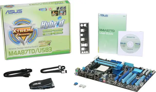 Alt view image 5 of 5 - ASUS M4A87TD/USB3 AM3 AMD 870 USB 3.0 ATX AMD Motherboard
