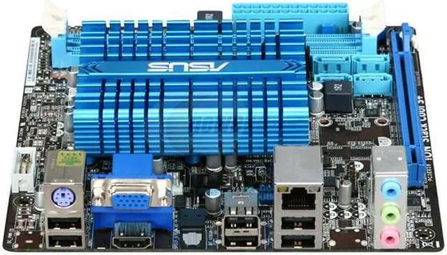 Alt view image 2 of 5 - ASUS AT3IONT-I Intel Atom 330 PBGA437 NVIDIA ION Mini ITX Motherboard / CPU Combo