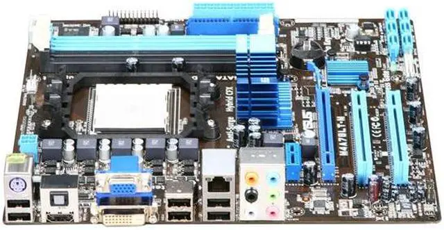 Alt view image 2 of 5 - ASUS M4A78LT-M AM3 AMD 760G HDMI Micro ATX AMD Motherboard