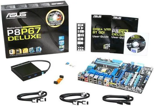 Alt view image 5 of 5 - ASUS P8P67 Deluxe LGA 1155 Intel P67 USB 3.0 ATX Intel Motherboard