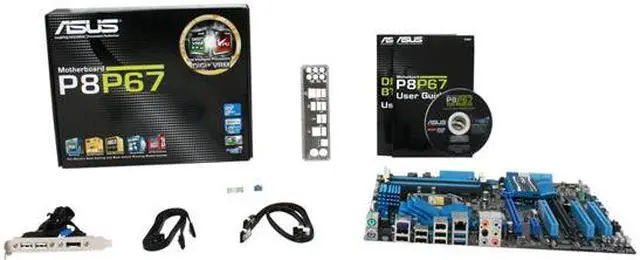 Alt view image 5 of 5 - ASUS P8P67 LGA 1155 Intel P67 USB 3.0 ATX Intel Motherboard