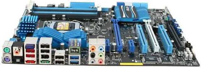 Alt view image 2 of 5 - ASUS P8P67 PRO LGA 1155 Intel P67 USB 3.0 ATX Intel Motherboard