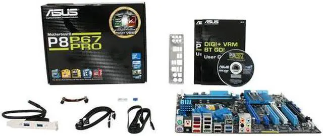 Alt view image 5 of 5 - ASUS P8P67 PRO LGA 1155 Intel P67 USB 3.0 ATX Intel Motherboard