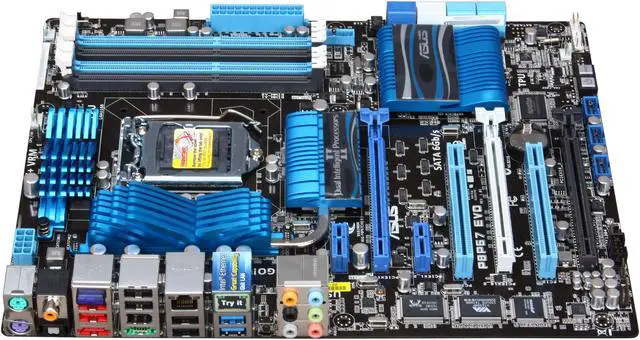 Alt view image 2 of 5 - ASUS P8P67 EVO LGA 1155 Intel P67 USB 3.0 ATX Intel Motherboard