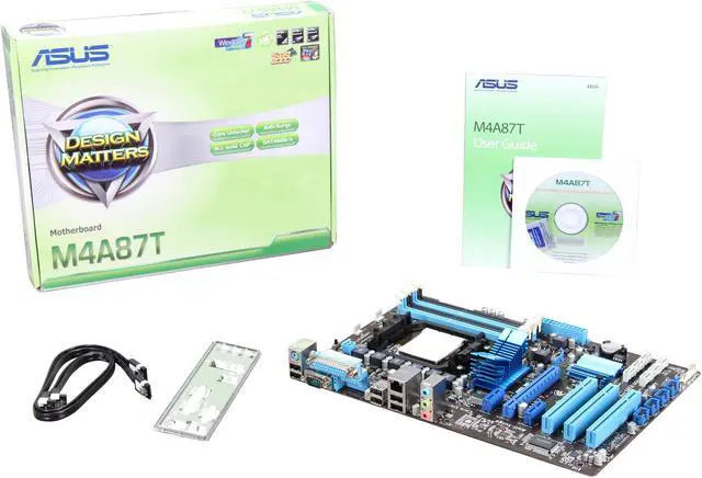 Alt view image 5 of 5 - ASUS M4A87T AM3 AMD 870 ATX AMD Motherboard