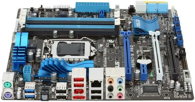 Alt view image 2 of 5 - ASUS P8P67-M PRO (REV 3.0) LGA 1155 Intel P67 USB 3.0 Micro ATX Intel Motherboard