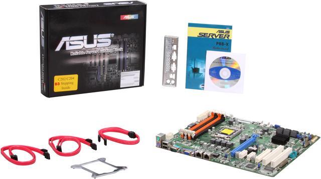 Alt view image 5 of 5 - ASUS P8B-X LGA 1155 Intel C202 ATX Intel Xeon E3 Server Motherboard